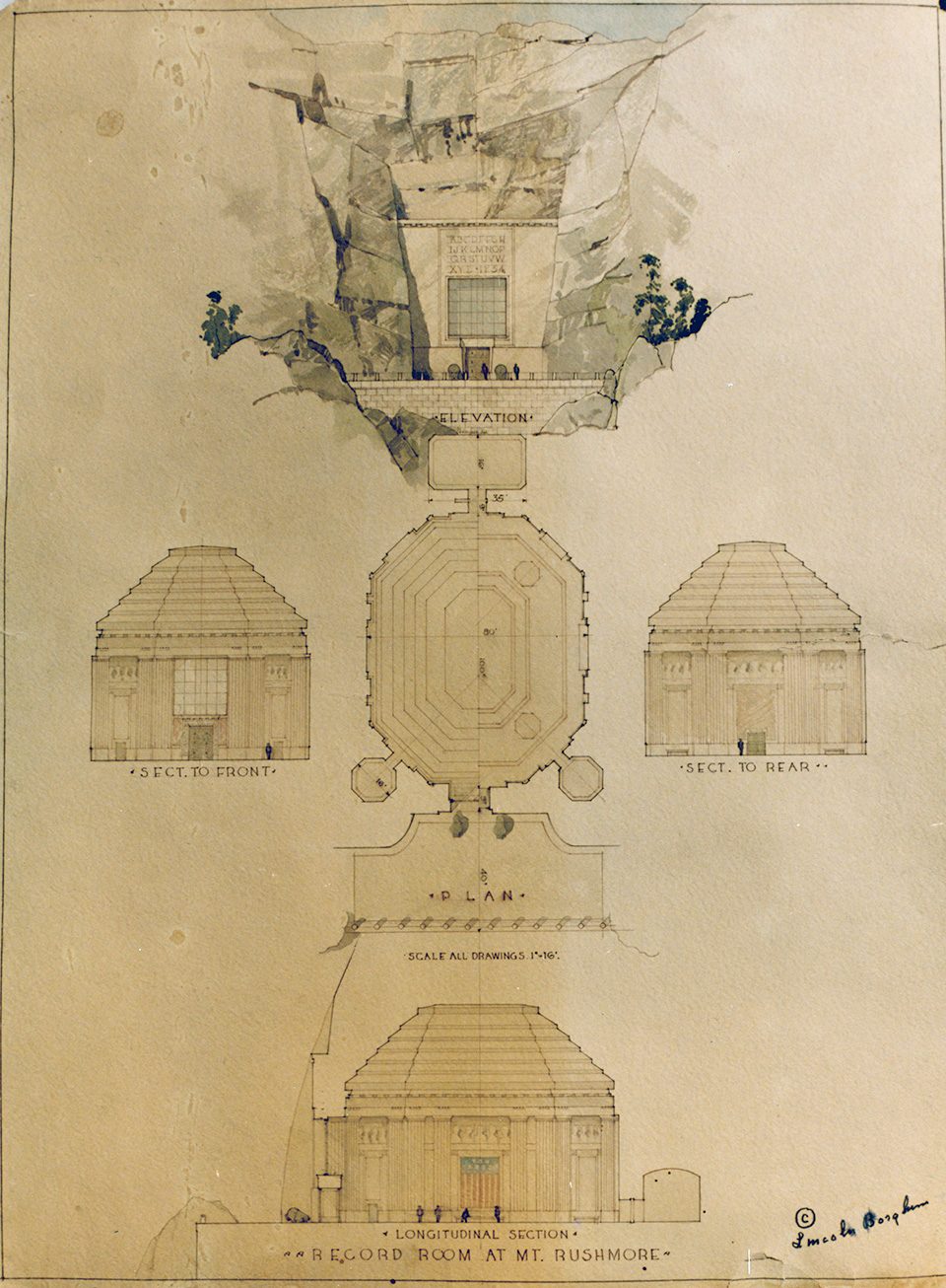 ร่างแบบ Hall of Records 