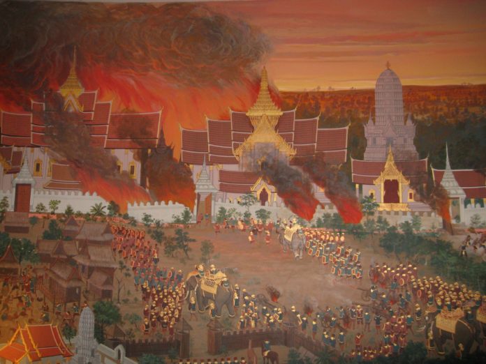 กองทัพพม่า โจมตี กรุงศรีอยุธยา สมัย พระเจ้าเอกทัศ