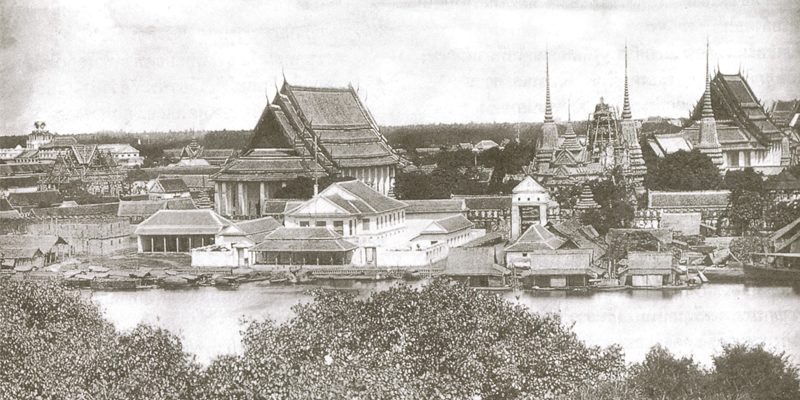 ภาพเก่า ทิวทัศน์ วัดพระเชตุพนวิมลมังคลาราม วัดโพธิ์