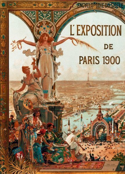 โปสเตอร์ งานแสดงสินค้านานาชาติ Paris EXPO 1900