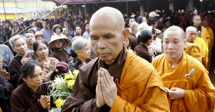 ติช นัท ฮันห์ (Thich Nhat Hanh) เมื่อปี 2007 ภาพจาก HOANG DINH NAM / AFP