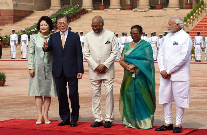 INDIA-SKOREA-DIPLOMACY