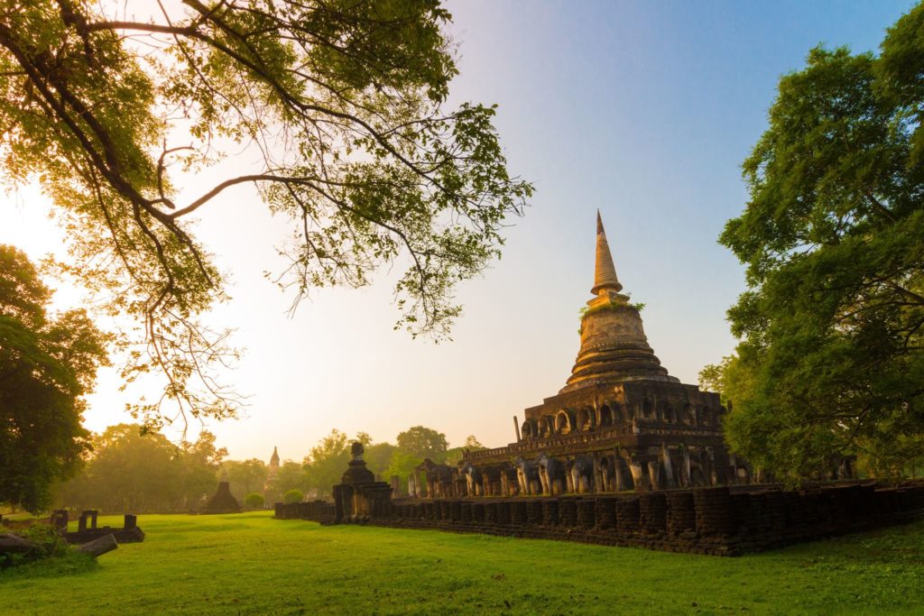 วัดช้างล้อม อุทยานประวัติศาสตร์ศรีสัชนาลัย