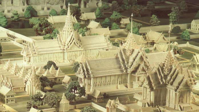 แบบจำลองสถานที่ประกอบพระราชพิธีบรมราชาภิเษก