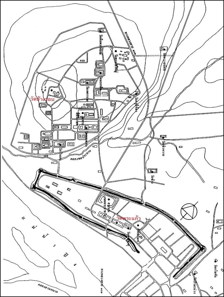 แผนผัง เมืองชากังราว