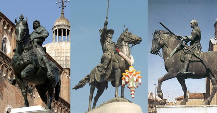 อนุสาวรีย์ พระเจ้าตาก ศิลป์ Gattamelata Colleoni