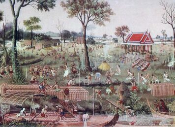 โคลงภาพ สร้างกรุงศรีอยุธยา 19 ปี สมเด็จพระเจ้าอู่ทอง
