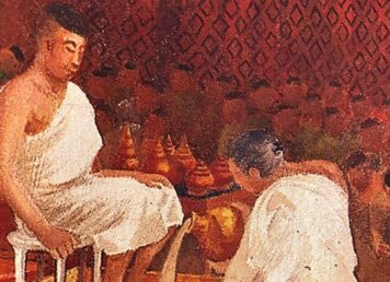 สมเด็จพระนเรศวร ทำพิธีปฐมกรรม