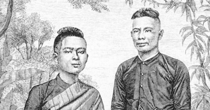 ภาพวาด ชาวสยาม ผู้ชาย ผู้หญิง