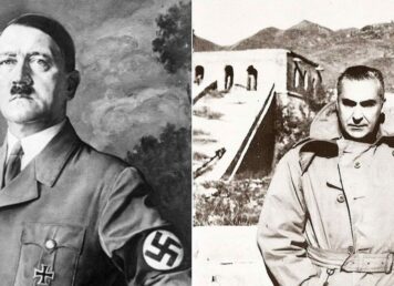 ภาพเขียน อดอล์ฟ ฮิตเลอร์ กับ ภาพถ่าย เคอร์ซิโอ ลาปาร์เต