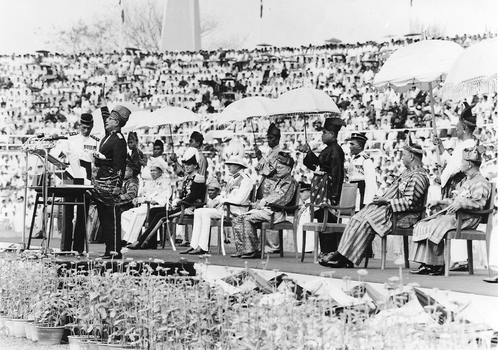 นายกรัฐมนตรี มาเลเซีย Tunku Abdul Rahman ประกาศอิสรภาพ ที่ สนามกีฬาเนการา