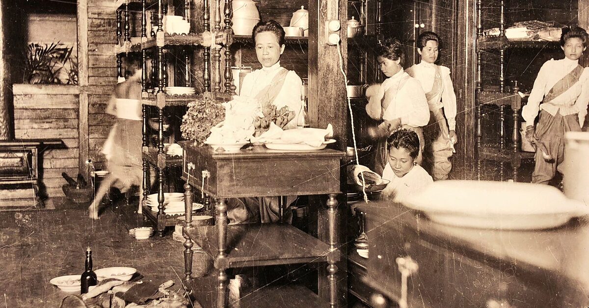พระอรรคชายาเธอ พระองค์เจ้าสายสวลีภิรมย์ฯ ประกอบ ทำ อาหาร อาหาร ชาววัง ฝ่ายใน วังหลวง