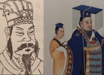 พระเจ้าฮั่นอู่ตี้ กษัตริย์จีน ภาพเขียน