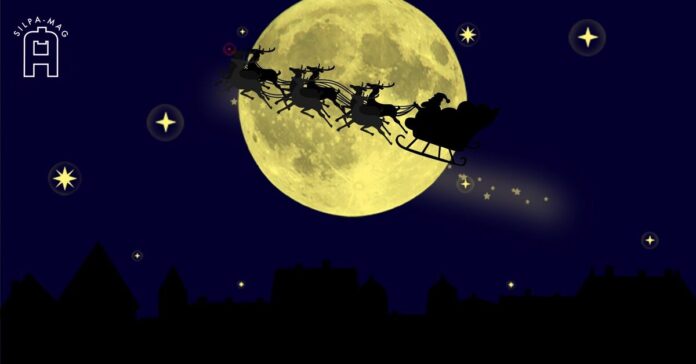 ซานตาคลอส ขี่ รถลากเลื่อน กวางเรนเดียร์ เพลง Santa Claus Is Coming to Town