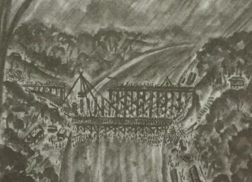 สะพานข้ามแม่น้ำสาละวิน ทางรถไฟสายมรณะ ฝั่งพม่า