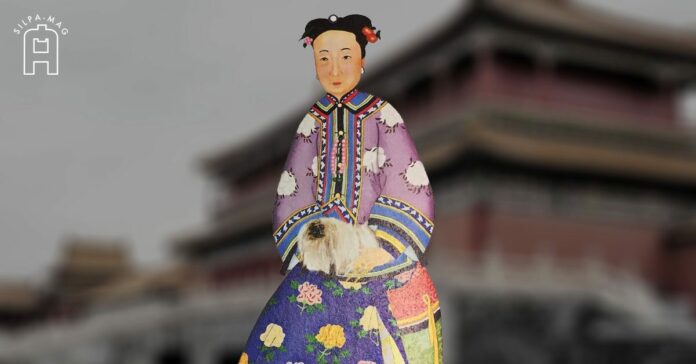 ซูสีไทเฮา อุ้ม สุนัขปักกิ่ง สัตว์เลี้ยง พระองค์