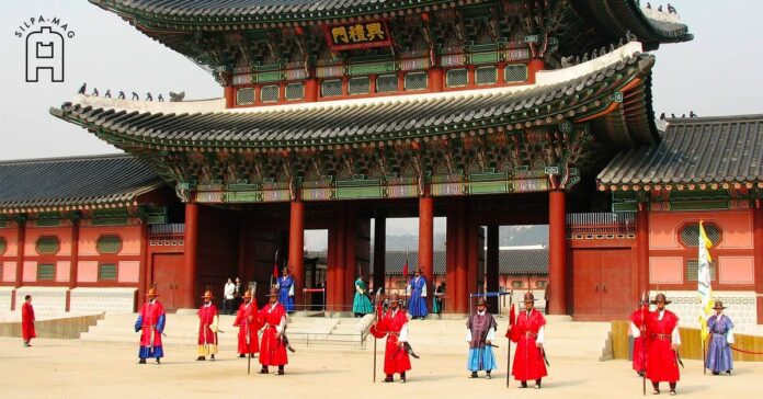 วัง Gyeongbokgung ประเทศ เกาหลี