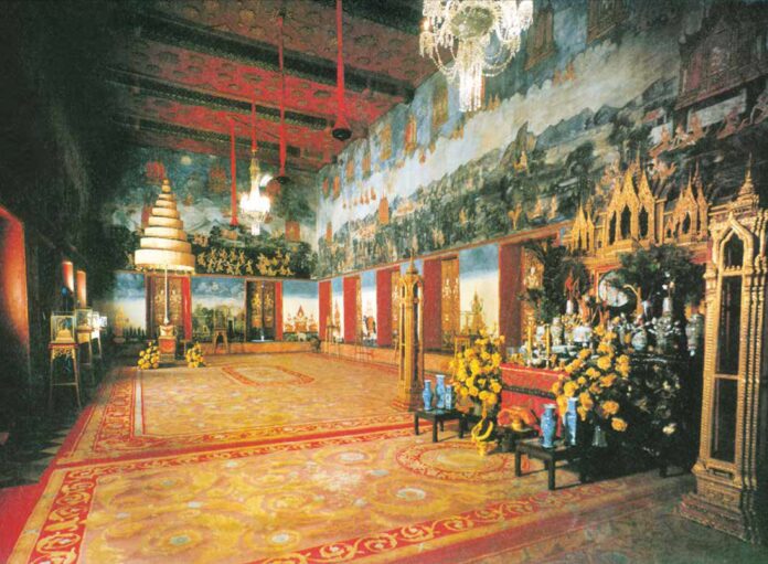 พระที่นั่งไพศาลทักษิณ พระบรมมหาราชวัง องค์ความรู้พระราชพิธีบรมราชาภิเษก