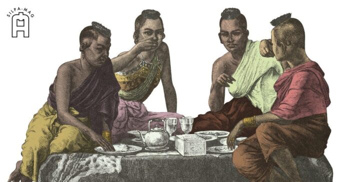 ข้าราชสำนัก ฝ่ายใน สมัยรัชกาลที่ 4 กิน รับประทาน ชีวิตสาวชาววัง ราชสำนักฝ่ายใน สมัย รัชกาลที่ 4 อาหาร