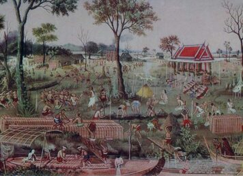 โคลงภาพ สร้าง กรุงศรีอยุธยา ประกอบ บทความ หน้าร้อน