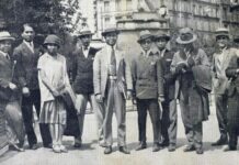 ภาพถ่าย คณะราษฎร ที่ ปารีส มี จอมพล ป. ควง อภัยวงศ์