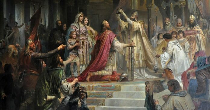 Imperial Coronation of Charlemagne, by Friedrich Kaulbach
