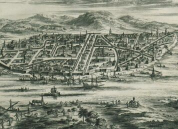 ภาพวาด เกาะเมือง อยุธยา โดยชาวต่างชาติ วังหน้าองค์สุดท้ายของกรุงศรีอยุธยา