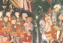 ชาวเปอร์เซีย อาลักษณ์อิหร่าน จิตรกรรมฝาผนัง มโหสถ วัดสุวรรณาราม