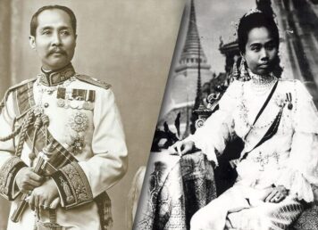 พระบาทสมเด็จพระจุลจอมเกล้าเจ้าอยู่หัว รัชกาลที่ 5 และ เจ้าดารารัศมี พระราชชายา