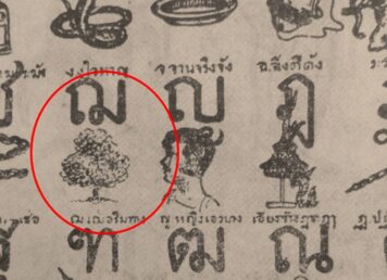 พยัญชนะไทย ฌ กระเฌอ