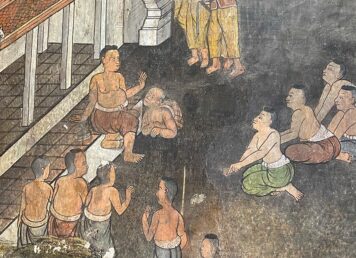 จิตรกรรมฝาผนัง วัดสุวรรณดารารามราชวรวิหาร อยุธยา