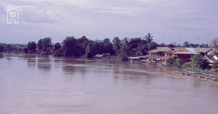 แม่น้ำ ปราจีนบุรี บริเวณสะพานบ้านสร้าง