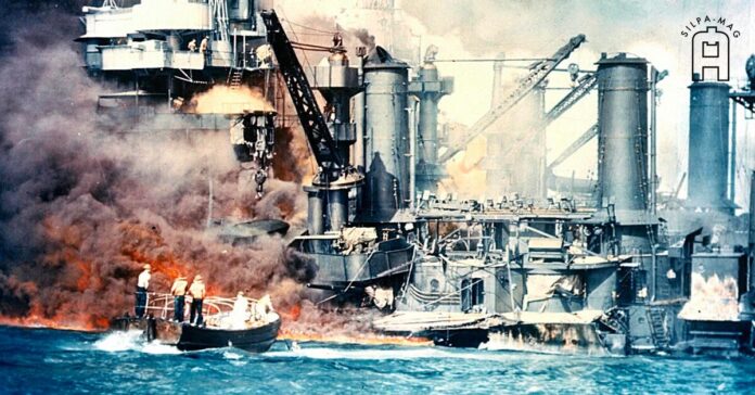 7 ธันวาคม 1941 ญี่ปุ่น โจมตี ฐานทัพเรือ เพิร์ลฮาร์เบอร์