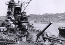 7 เม.ย. 1945 เรือรบยามาโตะ เรือประจัญบานทรงพลังสุดของญี่ปุ่นถูกจมในภารกิจไปไม่กลับ เรือรบยามาโตะ เรือรบ ของ ญี่ปุ่น