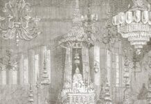 พระแก้วมรกต ภาพลายเส้น ปี 2416