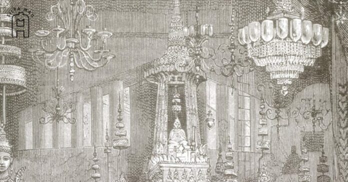 ภาพปก - พระแก้วมรกต ภาพลายเส้น ปี 2416
