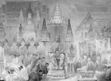 ภาพเขียน พระบาทสมเด็จพระพุทธยอดฟ้าจุฬาโลกมหาราช ต้นราชวงศ์จักรี อาจารย์พิชัย นิรันต์ อาคารรัฐสภา