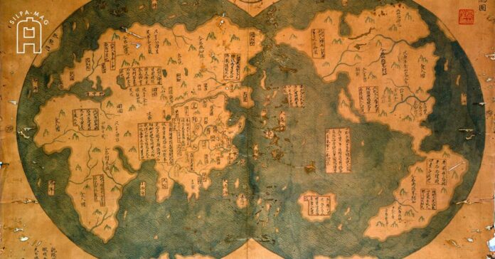 แผนที่โบราณของจีน แผนที่ จากยุค เจิ้งเหอ