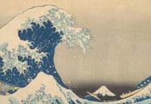 The Great Wave off Kanagawa คลื่นยักษ์นอกฝั่งคานากาวะ