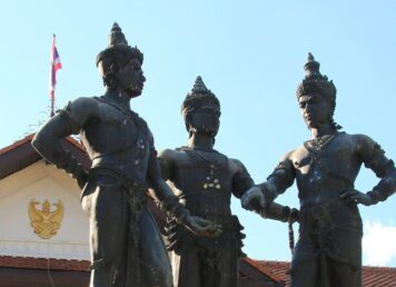 พระบรมราชานุสาวรีย์สามกษัตริย์ เมืองเชียงใหม่ 3 กษัตริย์ไม่ได้สร้างเชียงใหม่