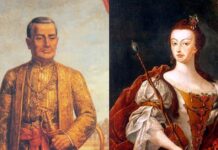 พระบาทสมเด็จพระพุทธยอดฟ้าจุฬาโลกมหาราช รัชกาลที่ 1 พระราชินีมาเรียที่ 1 แห่งโปรตุเกส