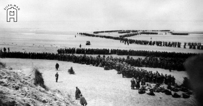 ทหารฝ่ายพันธมิตร บนหาด ดันเคิร์ก (Dunkirk)