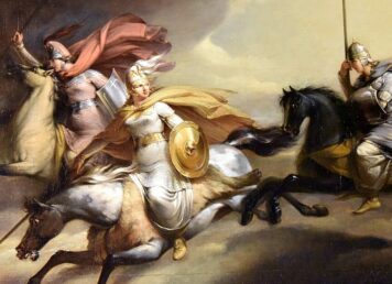 Valkyries Riding into Battle Valkyriornas Ride ไวกิ้ง นักรบวัลคีรี