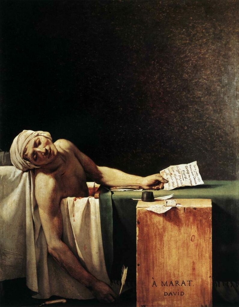 The Death of Marat มรณกรรมของมาราท์ ฌ็อง-ปอล มาราท์