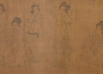 ภาพวาด สตรีจีน ราชสำนัก ประกอบเรื่อง กาพย์มหารมเยศ