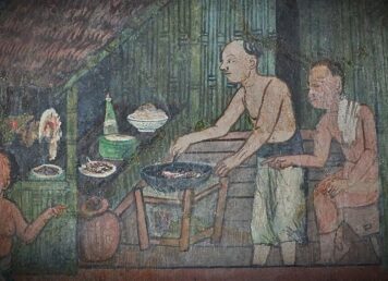 ชาวจีน อาหารจีน กระทะเหล็ก อาหารจีน จากเมืองจีน