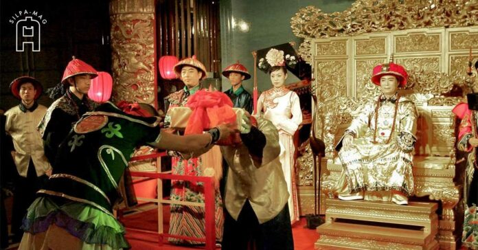 นักแสดง ราชสำนักพระเจ้าเฉียนหลง งานเลี้ยงแห่งราชสำนัก โรงแรมที่เฉิ่นหยาง มณฑลเหลียวหนิง จักรพรรดิจีน