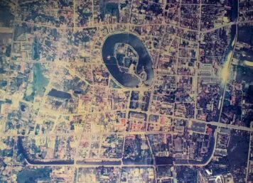 ภาพถ่าย ทางอากาศ เมืองสาเกต ร้อยเอ็ดประตู ร้อยเอ็ด บึงพลาญชัย