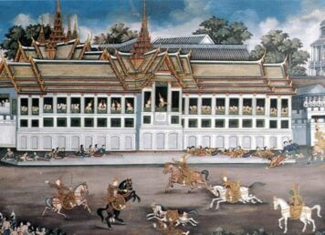 นางพันธุรัต พระสังข์ สังข์ทอง หกเขยตีคลี พระที่นั่งวโรภาษภิมาน