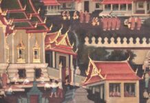 จิตรกรรม พระวิหารหลวง วัดราชประดิษฐสถิตมหาสีมารามราชวรวิหาร อหิวาต์ระบาด